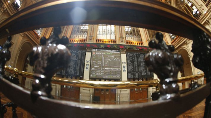 La tarde en 24h - El Ibex-35 baja un 0,26% y la prima de riesgo cierra en 291 puntos básicos