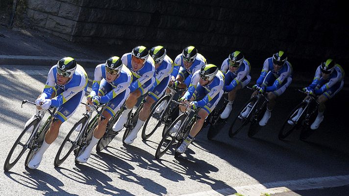 Telediario 1 - Orica se lleva la crono por equipos