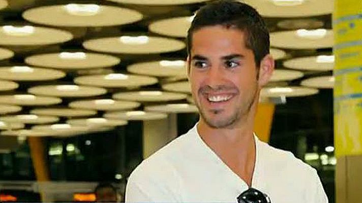 Telediario 1 - Isco llega a Madrid