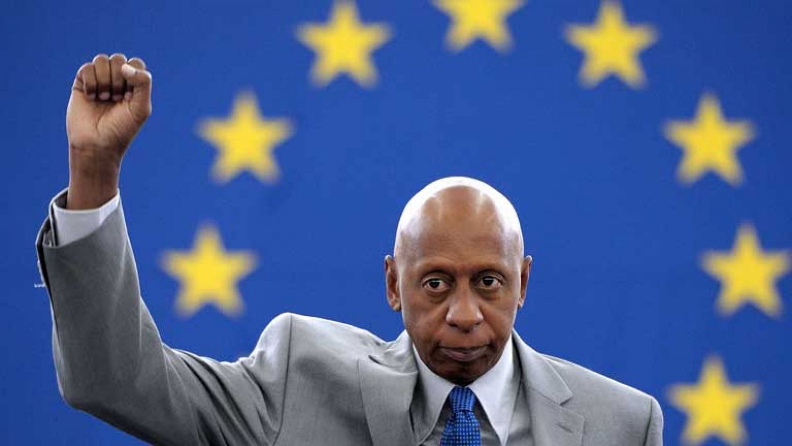 El disidente cubano Guillermo Fariñas recoge el Premio Sajarov en Bruselas