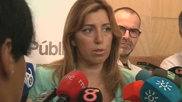 Telediario 1 - Interrogatorio por los ERE