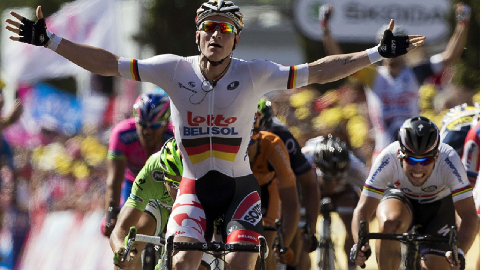 Tour de Francia: Primer triunfo de André Greipel en el Tour 2013 | RTVE Play