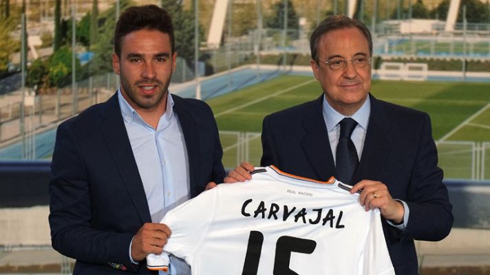 Telediario 1 - Carvajal: "Voy a intentar hacer mejor a este club"