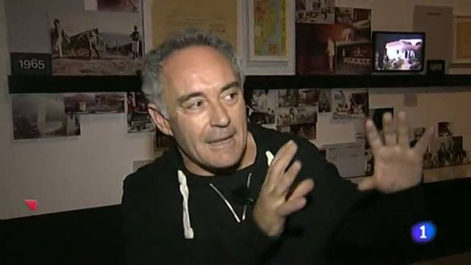 Telediario 1: Ferran Adrià inaugura exposición sobre El Bulli en Londres | RTVE Play