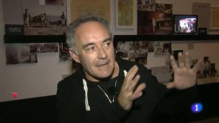 Ferran Adrià inaugura exposición sobre El Bulli en Londres
