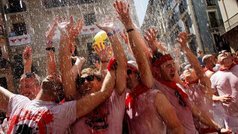 Comienza la fiesta en Pamplona