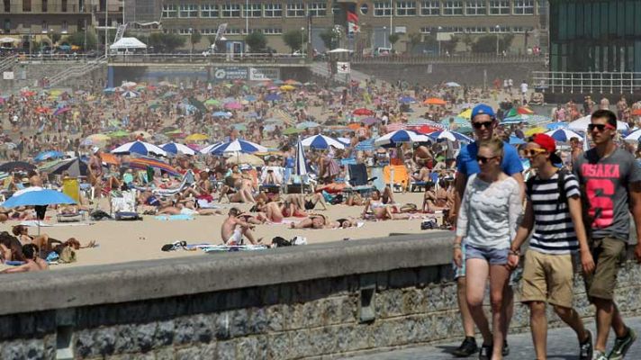 Temperaturas máximas en toda la península