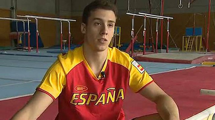 Telediario 1 - Los recortes acosan a la gimnasia española