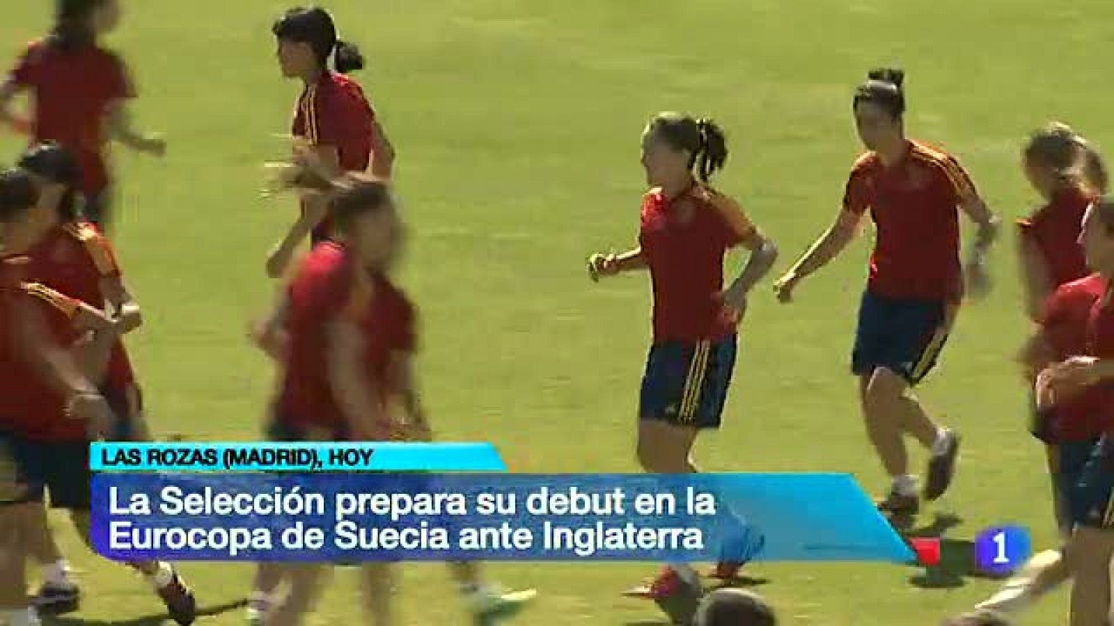Telediario 1: La selección femenina de fútbol vuelve a una Eurocopa 16 años después | RTVE Play