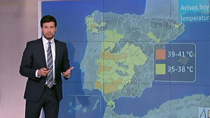 Mucho calor en Galicia y la mitad sur de la Península