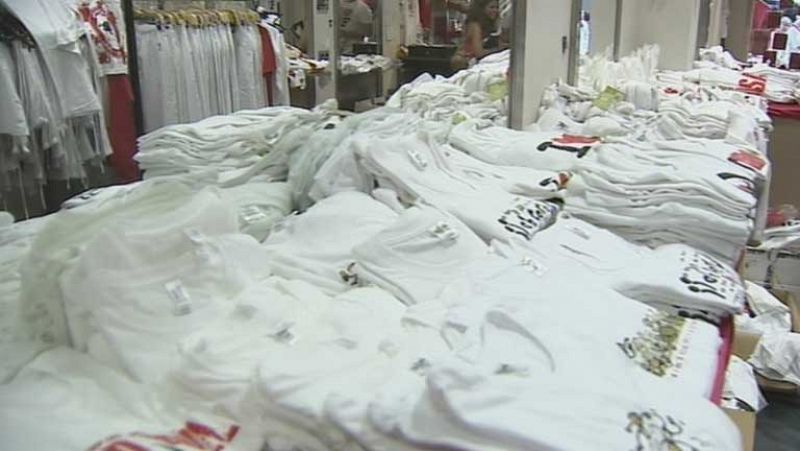 Las tiendas de Pamplona arrasan en sus ventas durante los Sanfermines 