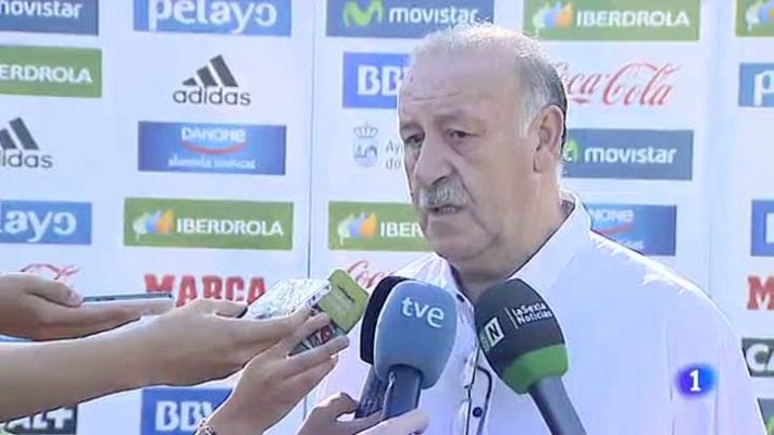 Telediario 1 - Del Bosque apuesta por la cantera