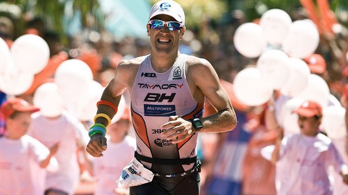 Eneko Llanos gana el 'Ironman' de Fráncfort