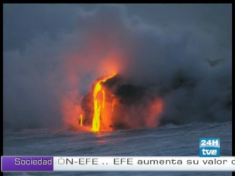  El volcán Kilauea, en erupción