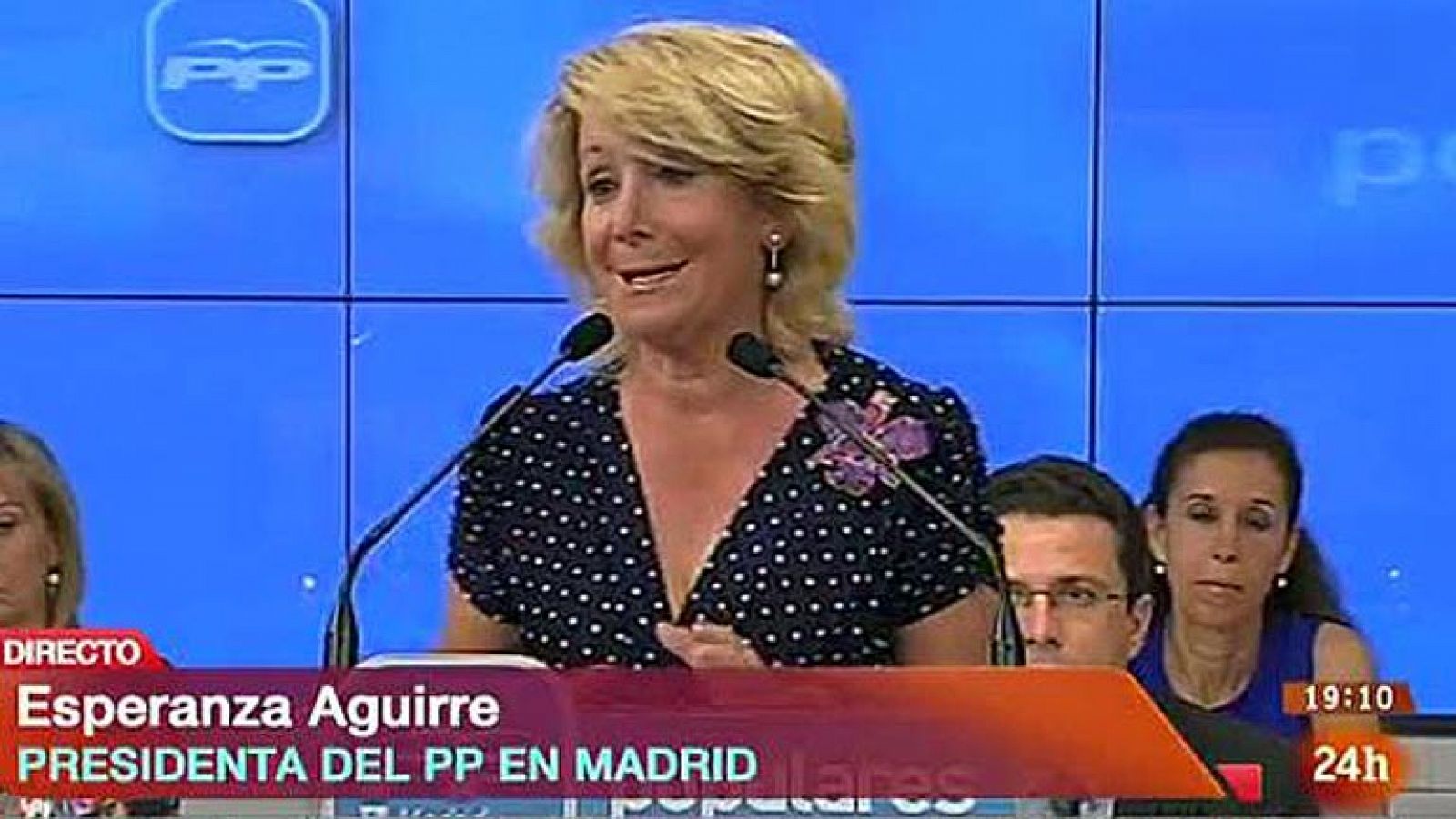Informativo 24h: Aguirre habla de corrupción | RTVE Play