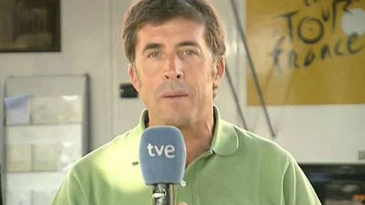 Telediario 1 - Pedro Delgado analiza la contrarreloj