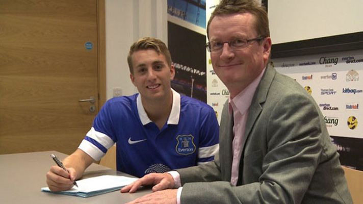 Telediario 1 - La perla de la cantera del Barça, Gerard Deulofeu, se va cedido por una temporada al Everton inglés