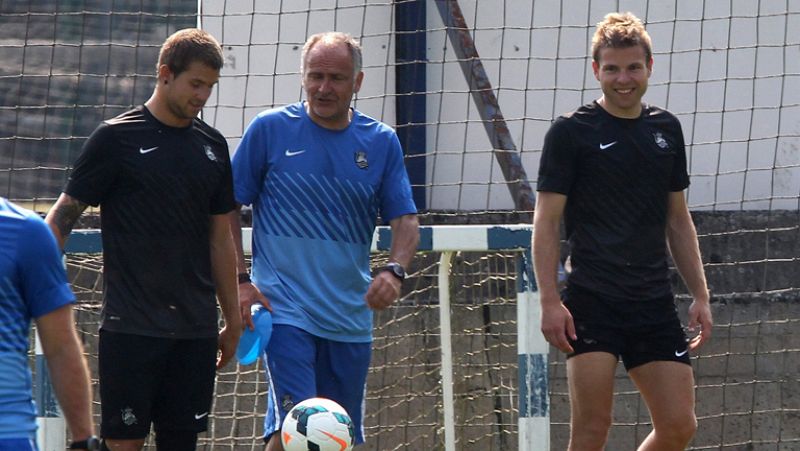 Illarramendi se entrena en Zubieta 