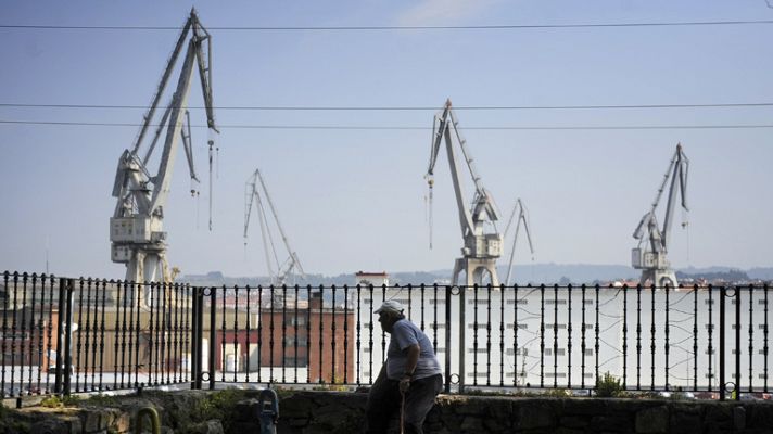 Telediario 1 - Ayudas públicas astilleros