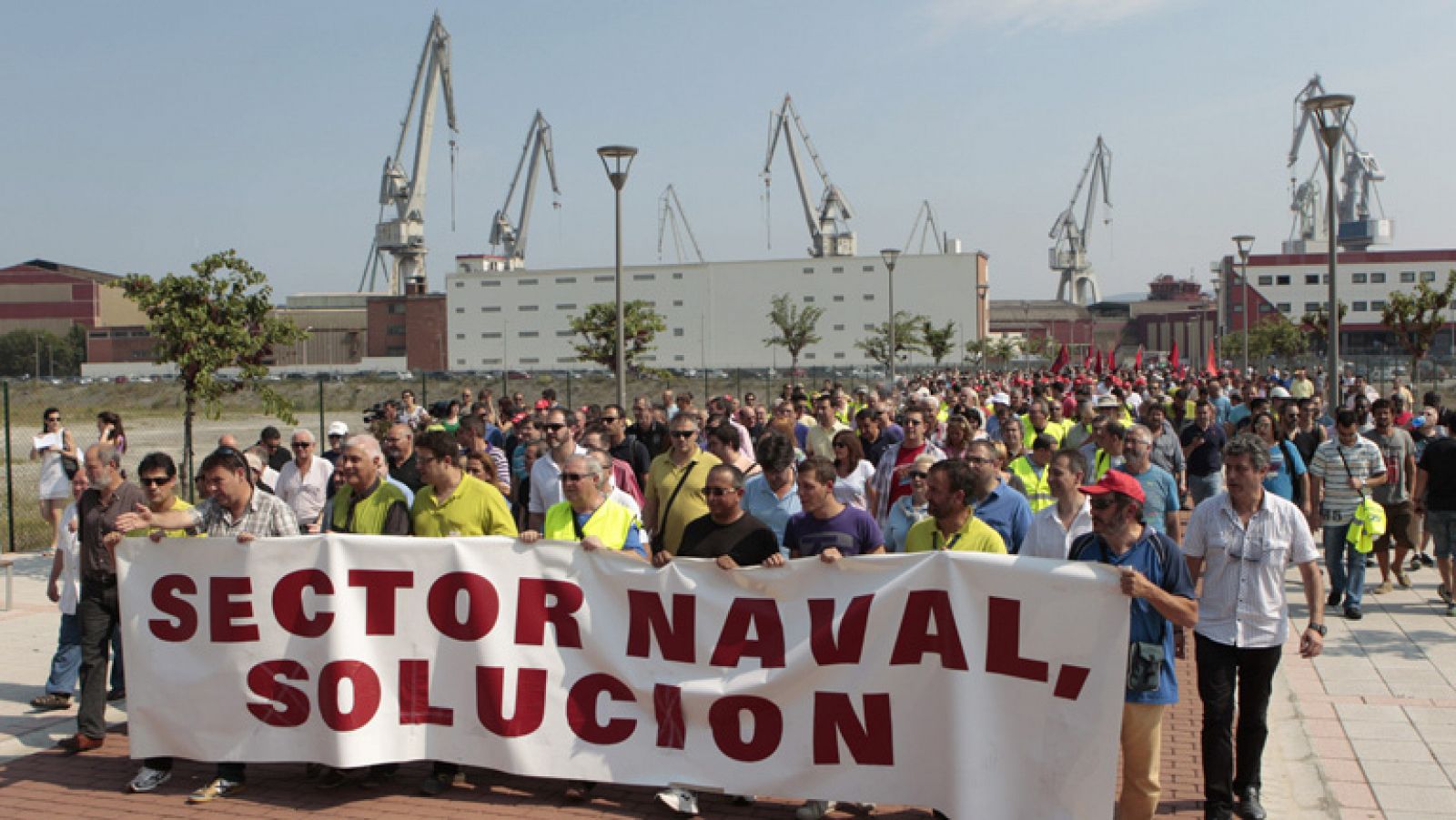Telediario 1: España pide a Bruselas que reclame las ayudas al sector naval desde la apertura de la investigación, en 2011 | RTVE Play