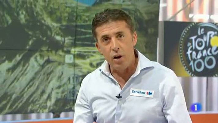 Telediario 1 - El análisis de la 12ª etapa de Perico Delgado