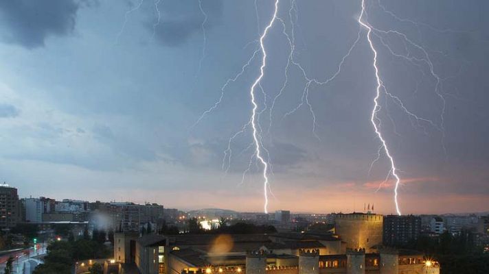 Tormentas en zonas de montaña