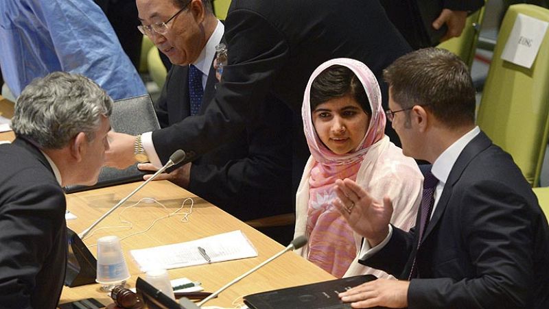 Malala, ante la ONU: "Creyeron que las balas iban a silenciarnos pero han fallado"