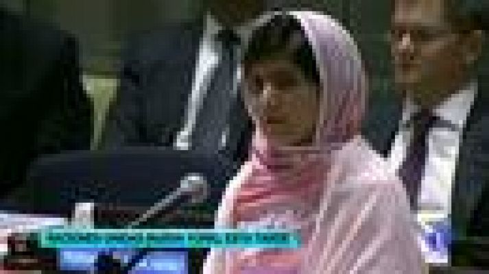Malala, ante la ONU: "Creyeron que nos iban a silenciar con las balas pero han fallado"