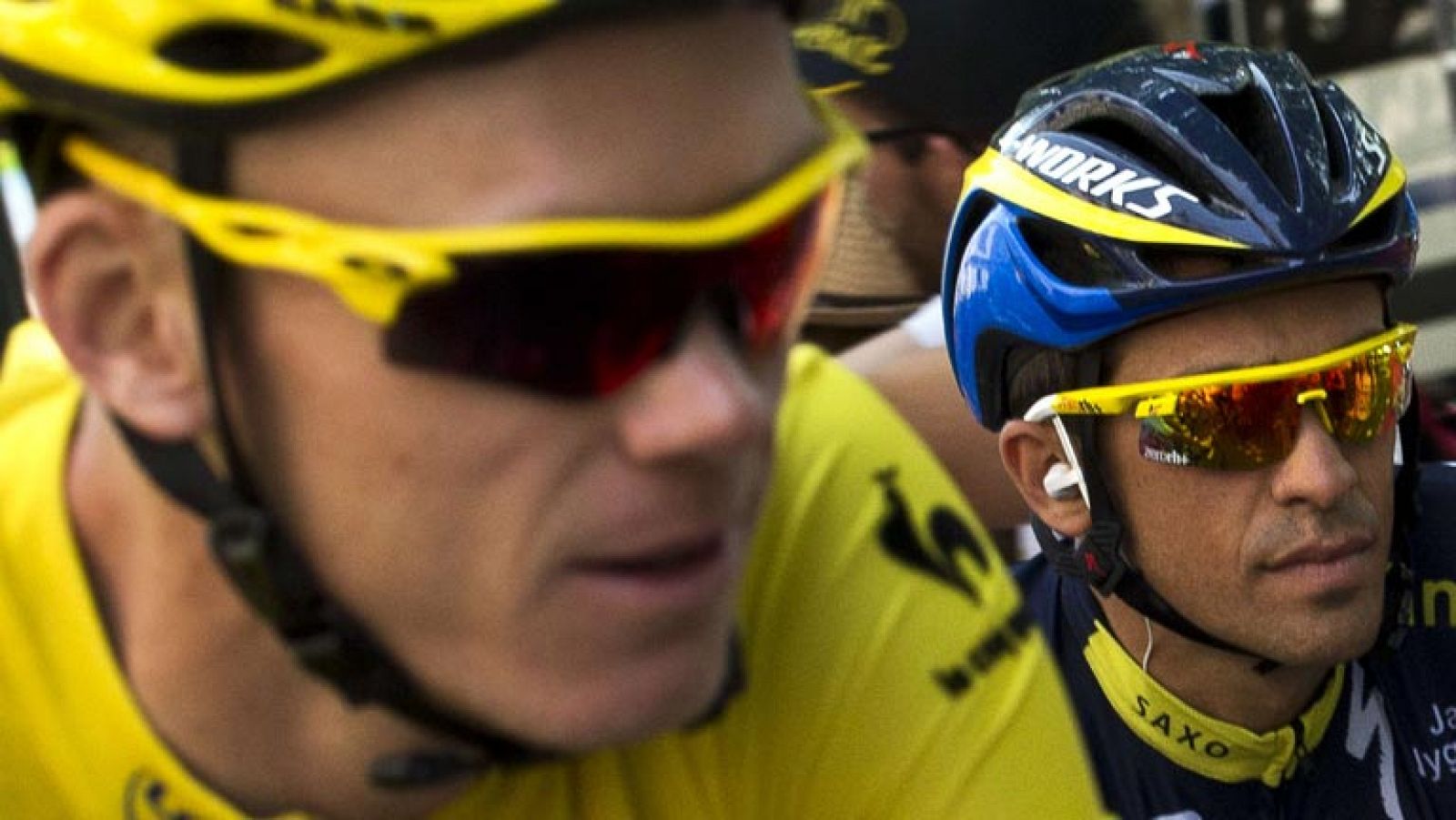 Telediario 1: Contador recorta distancias con Froome | RTVE Play