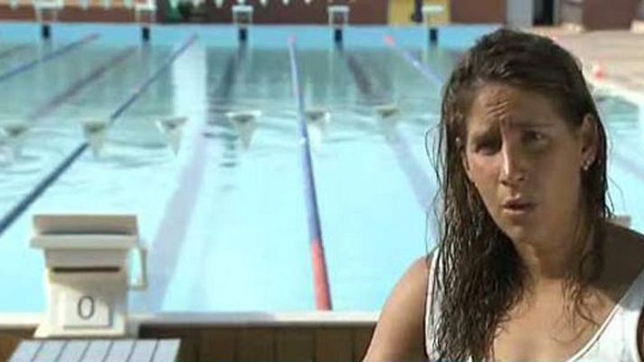 Telediario 1 - Erika Villaécija tiene un doble reto, subir al podio en la piscina y en aguas abiertas