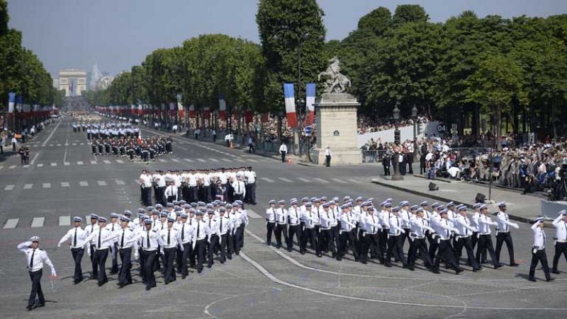 Día de celebraciones en Francia en su fiesta nacional