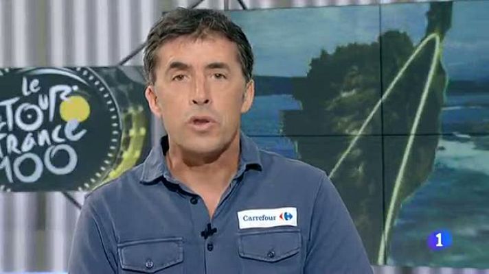 Telediario 1 - El análisis de Perico Delgado de la etapa 15 del Tour