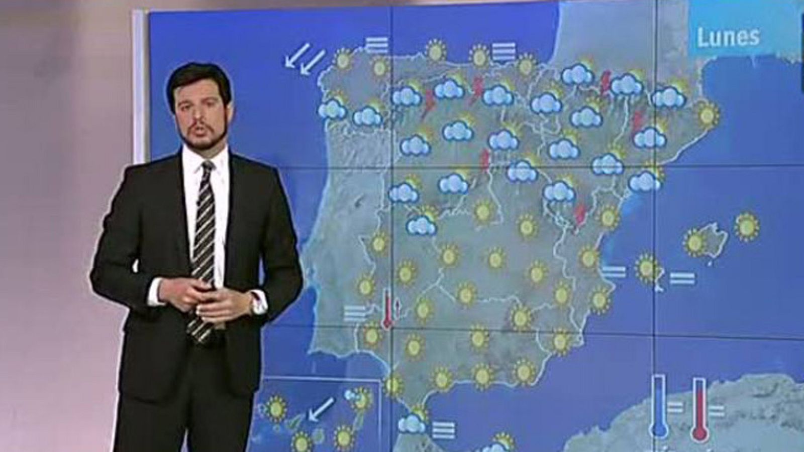 Tormentas en el norte peninsular mientras que lucirá el sol en el resto del país