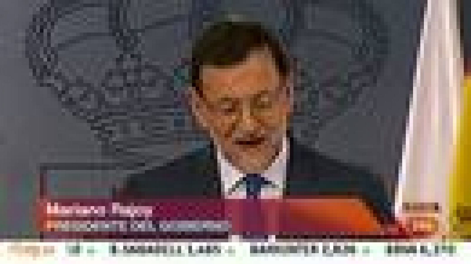  Rajoy asegura que el Estado de derecho no se somete a chantaje en el caso Bárcenas