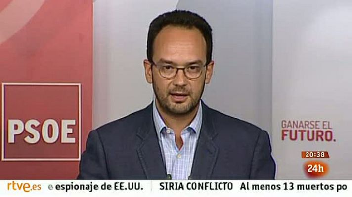 PSOE dimisión de Rajoy