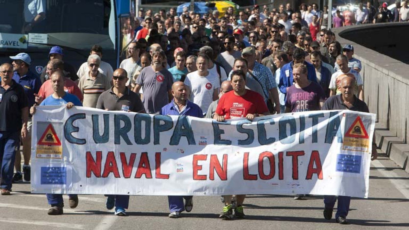 Continúan las movilizaciones de los trabajadores de los astilleros