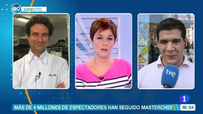 RTVE Cocina - España Directo- Juan Manuel, de Masterchef, presenta su libro de recetas