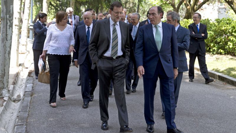  Mariano Rajoy se reúne con los principales empresarios del país