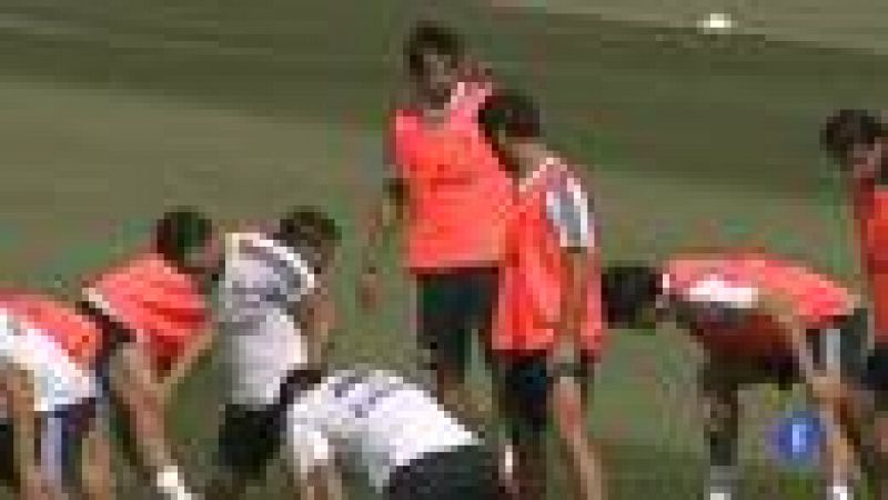  El Madrid continúa con las sesiones de entrenamiento en un ambiente relajado