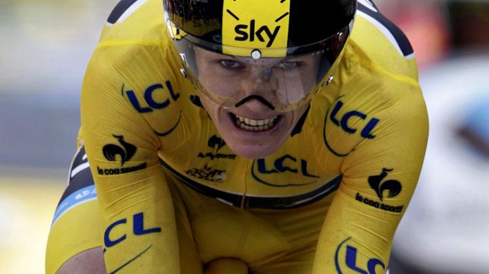 Froome le gana a Contador la segunda contrarreloj del Tour 2013