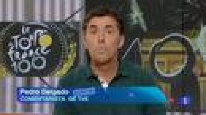 Telediario 1 - El análisis de Perico de la 18 etapa del Tour