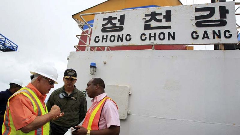 La ONU y Estados Unidos evalúan el armamento cubano del barco norcoreano interceptado en Panamá