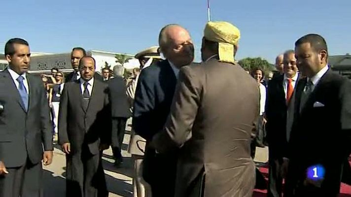 Telediario 1 - El rey finaliza viaje a Marruecos