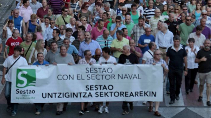 Sestao se moviliza en defensa del sector naval