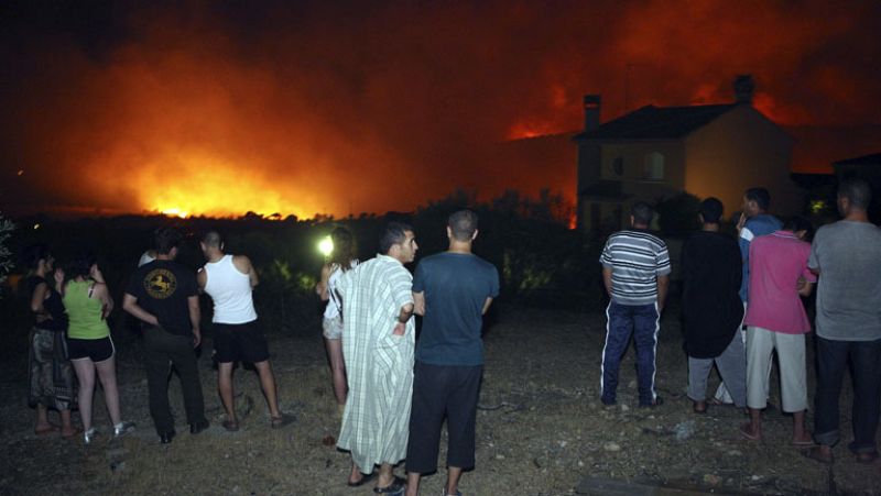Vuelve a activarse uno de los focos del incendio de Almorox, Toledo