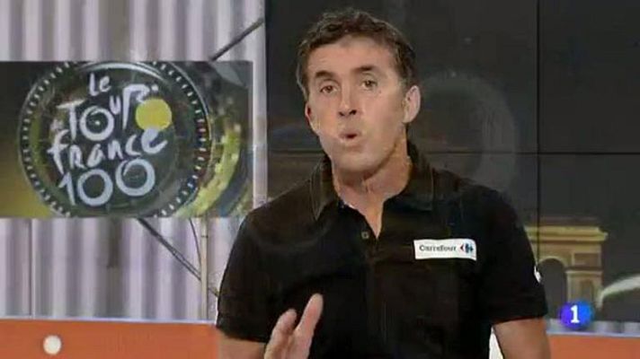 Telediario 1 - Perico analiza la 'pajara' de Froome en la etapa 18 del Tour