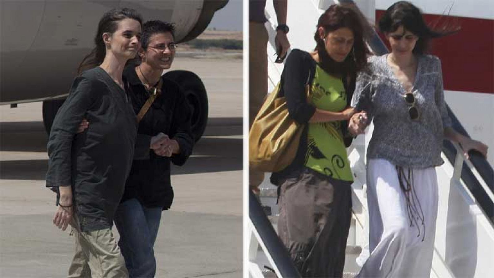 Las dos cooperantes españolas llegan a España después de 21 meses secuestradas | Ver
