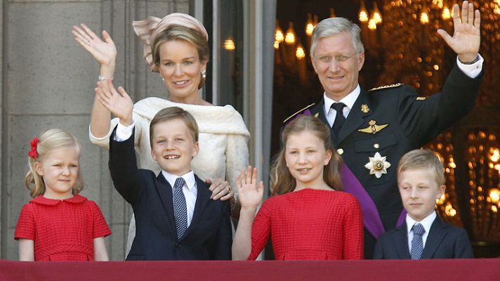 Telediario 1 - Felipe jura como rey de Bélgica