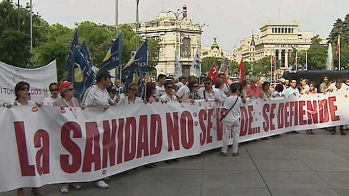 Telediario 1 - Por una sanidad pública