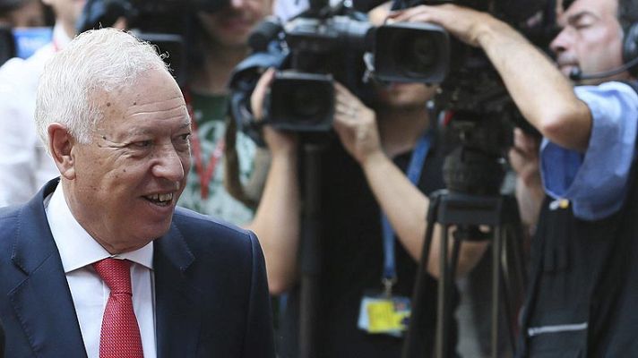 Informativo 24h - Margallo asegura que atacar a los catalanes es "incompatible" con la Marca España